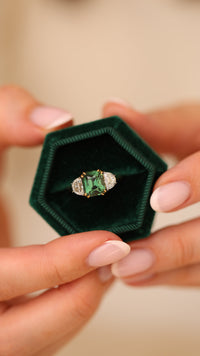 The Tranquility - Cushion Cut Green Sapphire (3.54ct)
