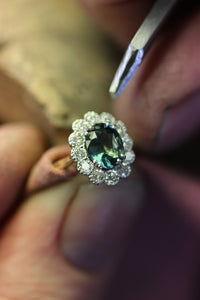 The Flower - Green Sapphire