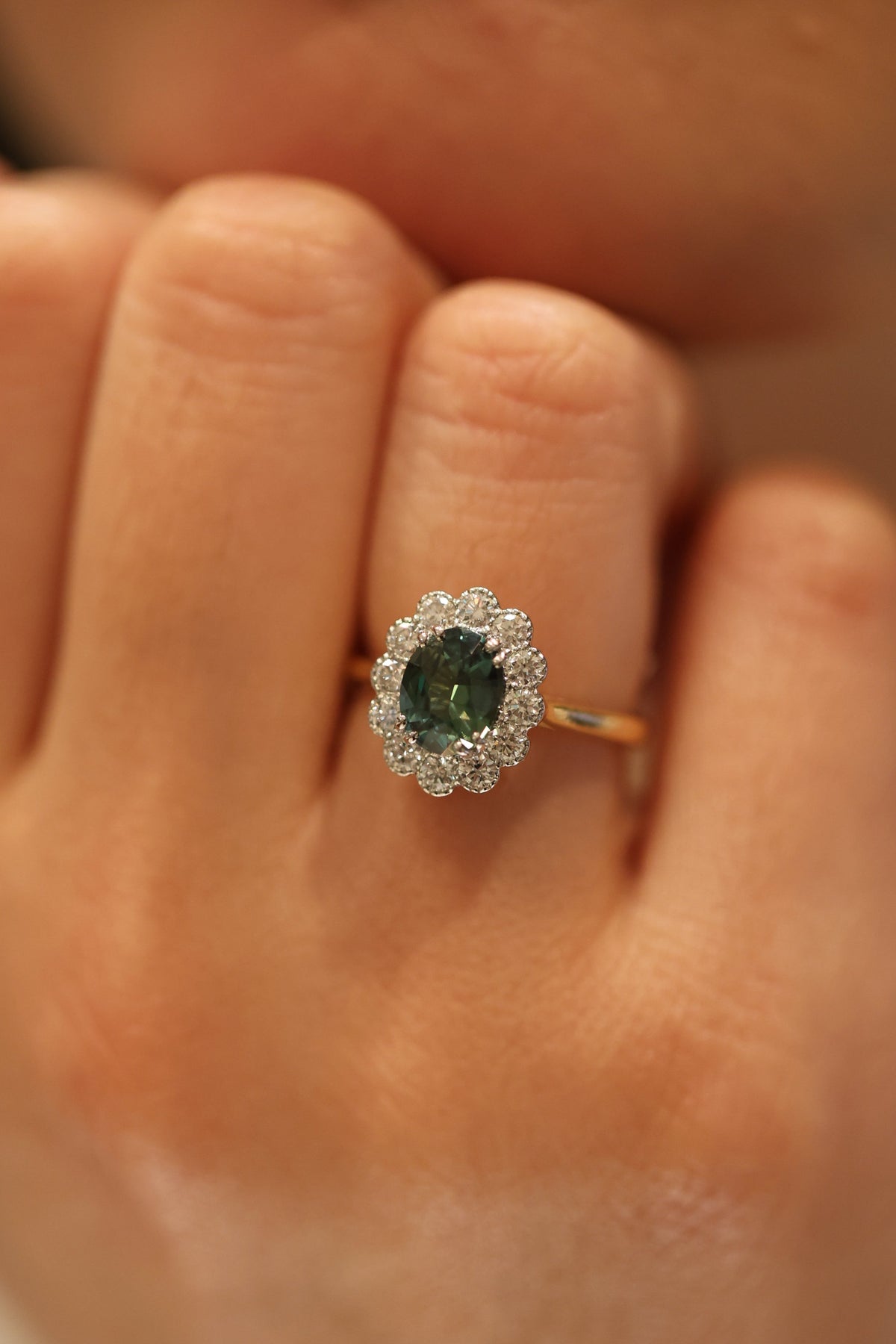 The Flower - Green Sapphire - Appleby Jewellers Dublin