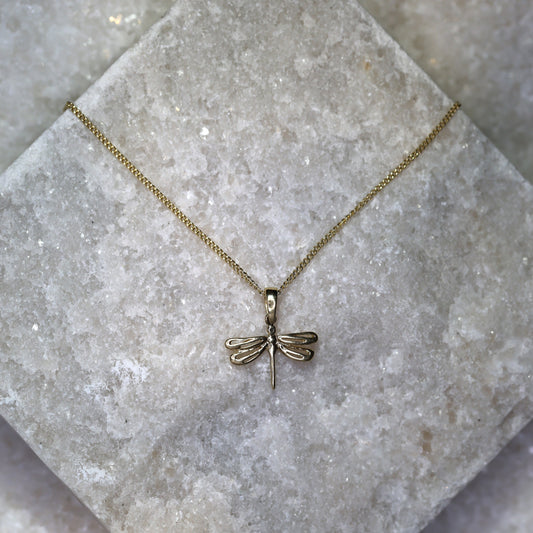 18ct Gold Firefly Pendant