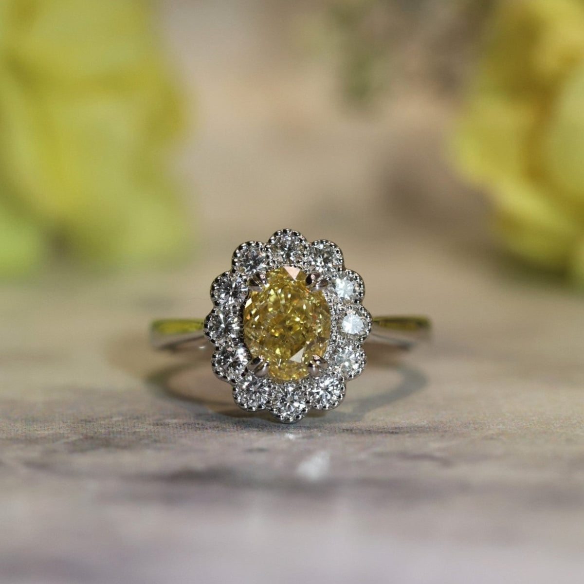 Kate Flower - Yellow Diamond - Appleby Jewellers Dublin