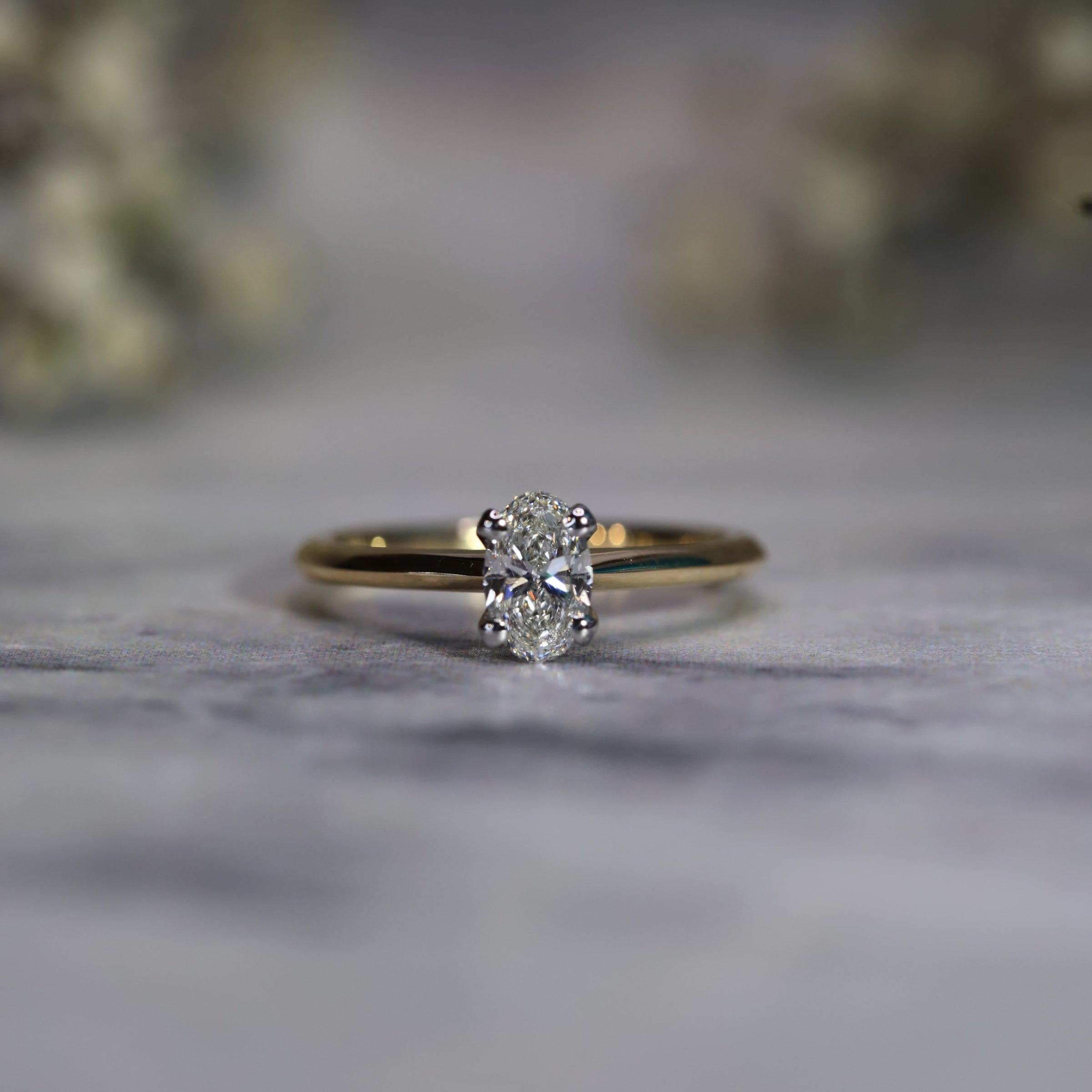 Courtship Oval Solitaire Engagement Ring