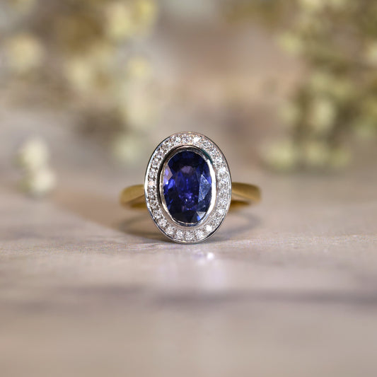 The 'Corrine' Blue Sapphire Ring