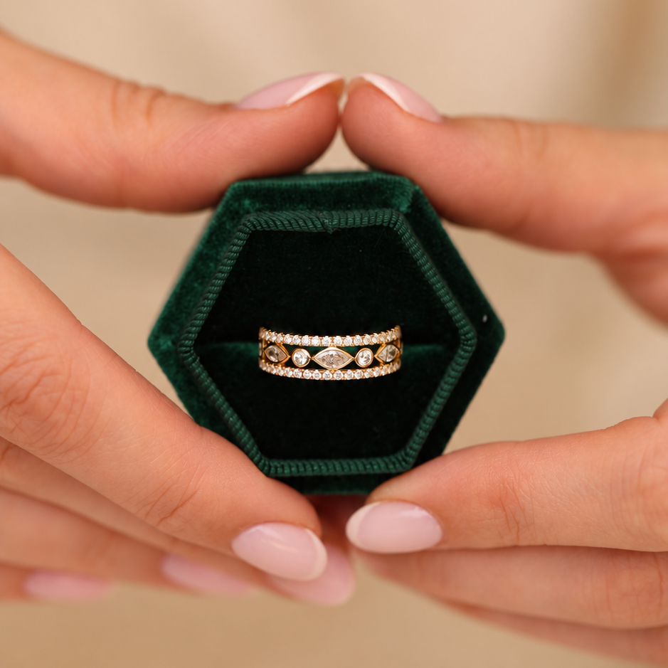 The Cashel Ring by Appleby Jewellers Dublin, featuring a polished band with a simple, elegant design