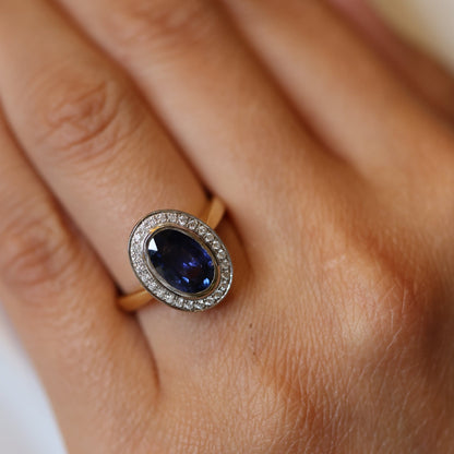 The 'Corrine' Blue Sapphire Ring