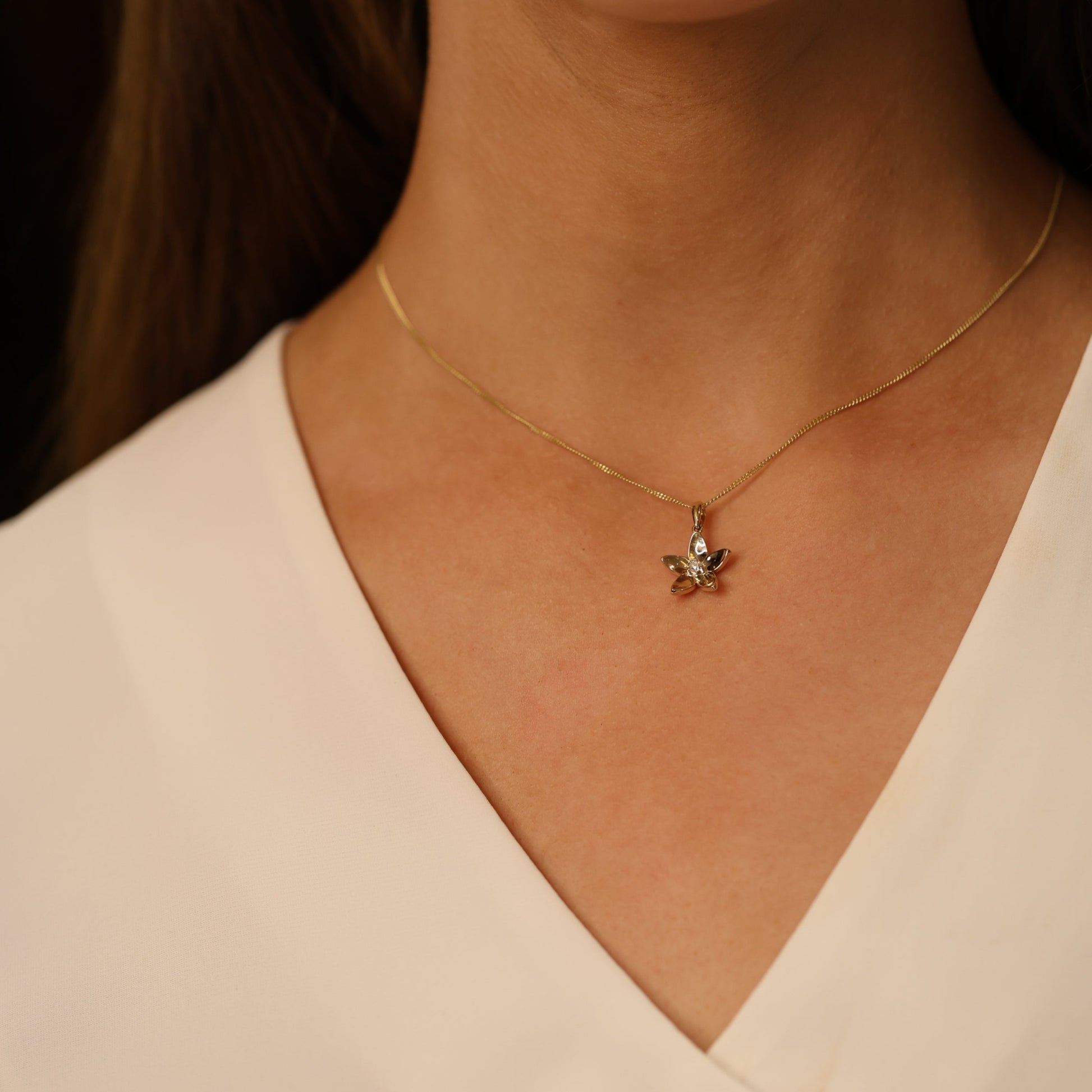 Starflower Diamond Pendant – Appleby Jewellers Dublin