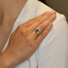 "Ensemble" Emerald & Diamond Ring