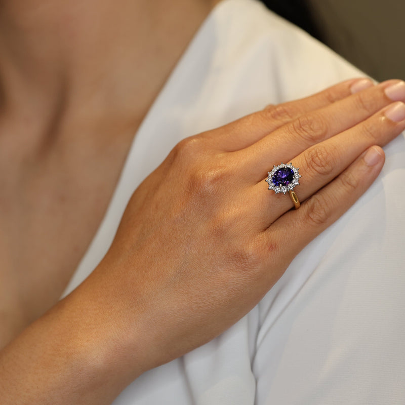 The "Kate" Tanzanite and Diamond