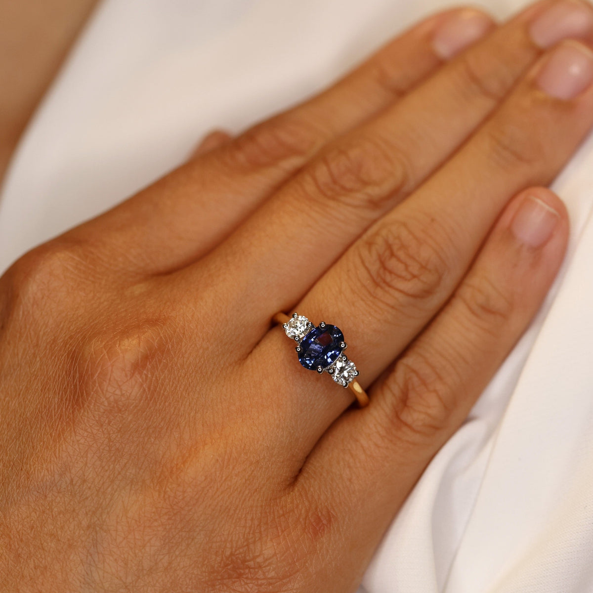 The "Tulip" with Sapphire and Diamond - Appleby Jewellers Dublin
