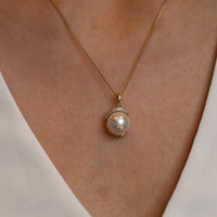 Halo Pearl Pendant - Appleby Jewellers Dublin