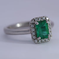 Emerald Corrine Ring