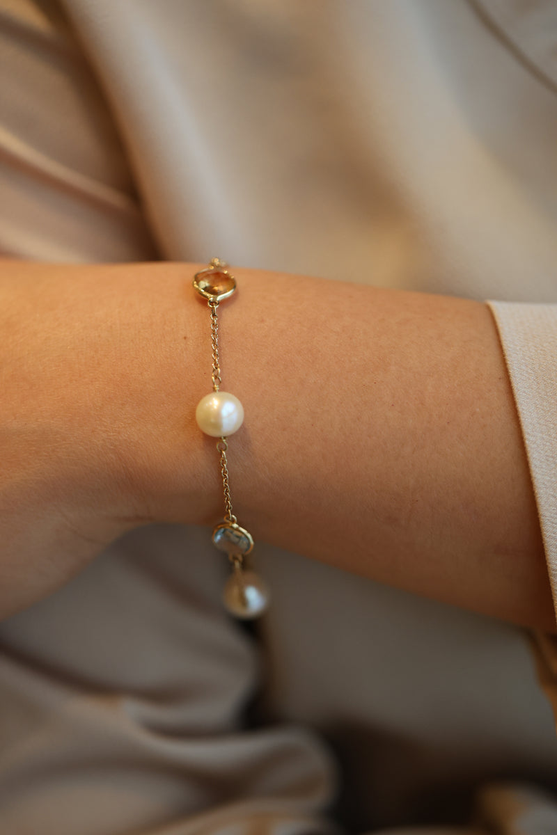 Pearl & Gemstone Bracelet