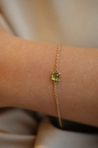 Green Peridot Bracelet