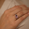 Amethyst East-West Dress Ring