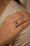 Amethyst East-West Dress Ring