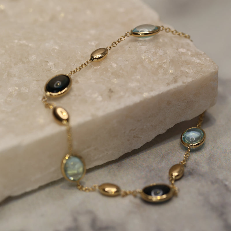 Blue Topaz Oceanic Bracelet