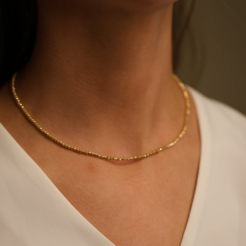 Gold Rope Necklace (16 inch)