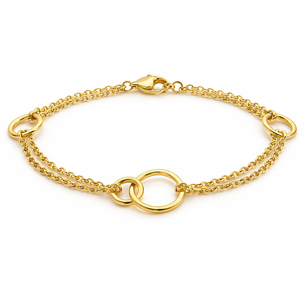Interlocking Circle Bracelet - Appleby Jewellers Dublin