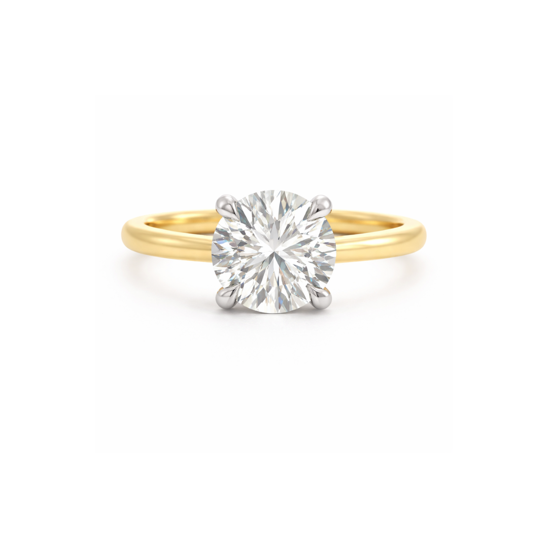Elegant diamond ring with a 1.90ct solitaire diamond from Appleby Jewellers Dublin, showcasing a sparkling, classic design.