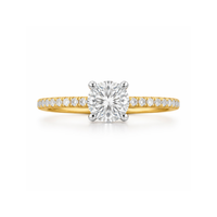 J’Adore Diamond Solitaire with Diamond-Set Band - Appleby Jewellers Dublin