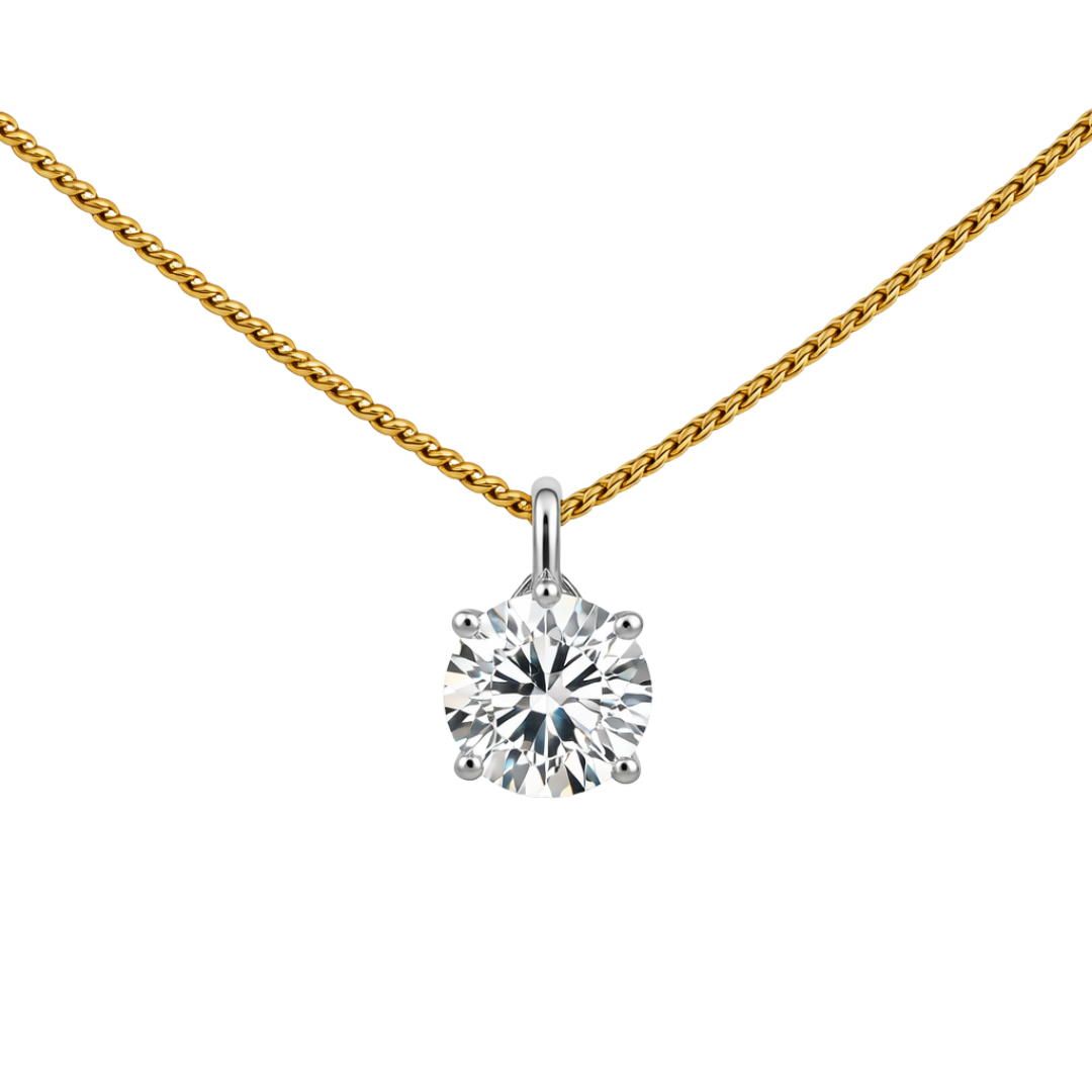 J’adore Diamond Solitaire Pendant – 2.10ct D Colour