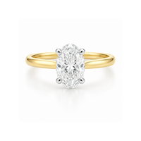 J'adore Oval Solitaire Engagement Ring (1.02ct)