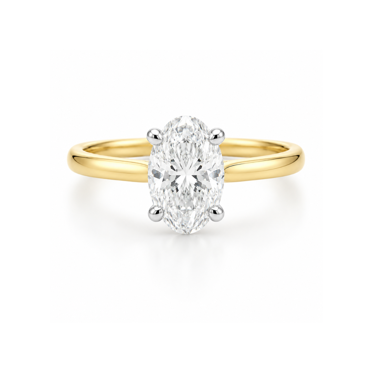 J'adore Oval Solitaire Engagement Ring (1.02ct)