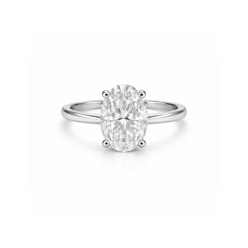 Elegant J’adore Oval Platinum diamond ring featuring a 1.20ct central diamond, crafted by Appleby Jewellers Dublin.