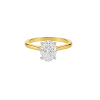 Elegant J'adore oval solitaire engagement diamond ring with 1.20ct set in a classic band by Appleby Jewellers Dublin.