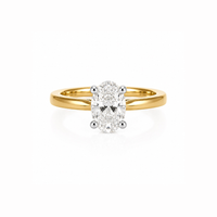 J'adore Oval Solitaire Engagement Ring (1.00ct)