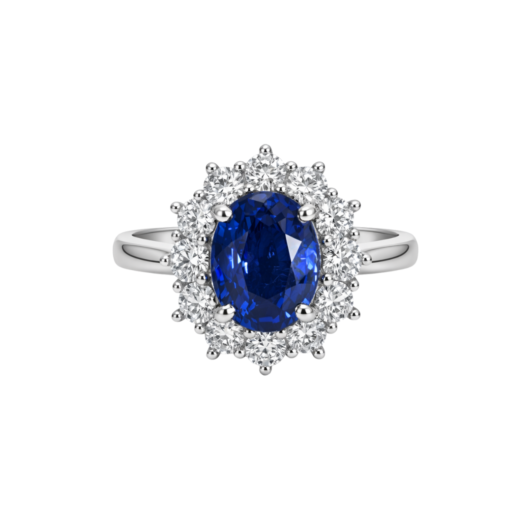 Kate Sapphire Ring 4.21ct Blue Sapphire
