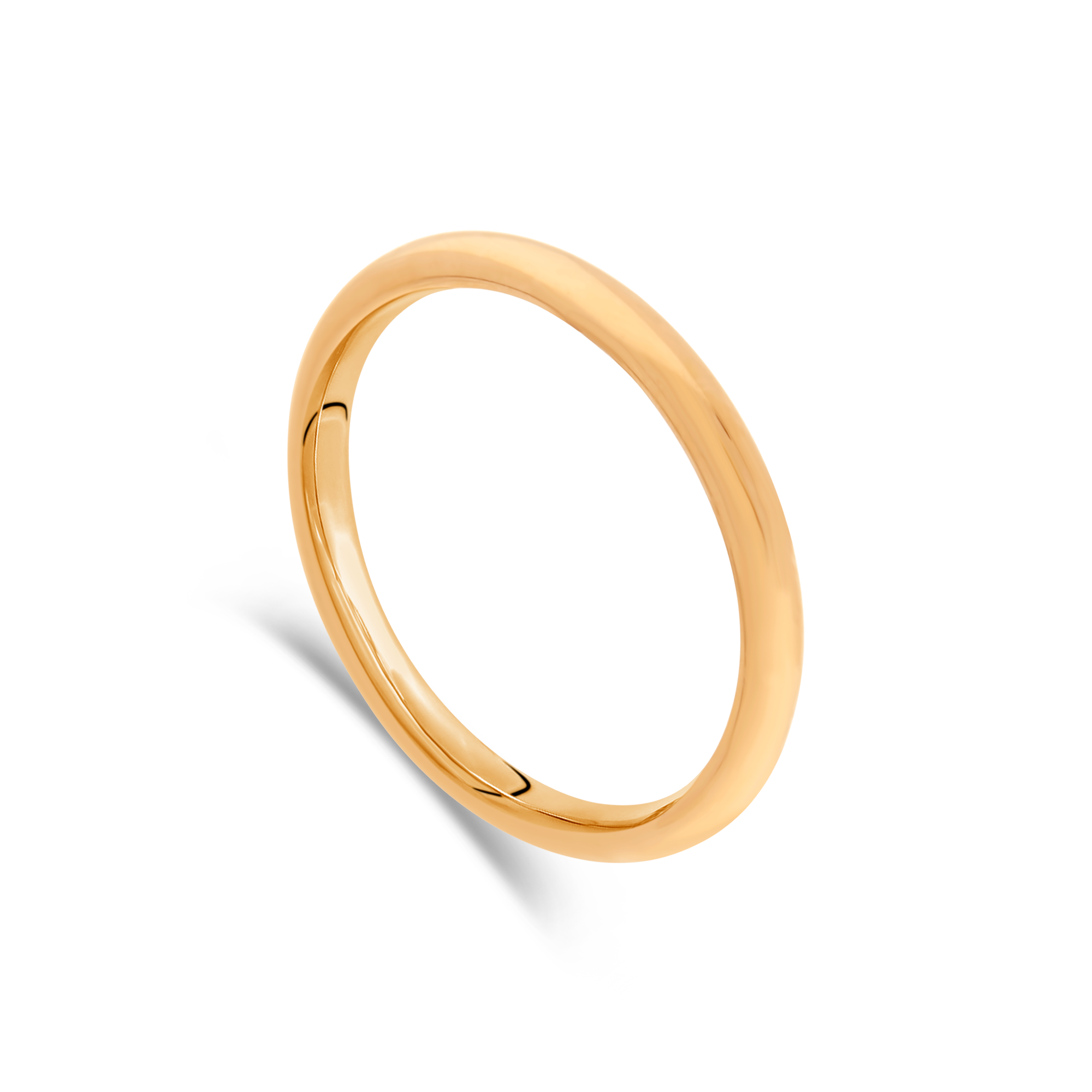 "Blush" Rose Gold Light-Weight Ladies Wedding Ring