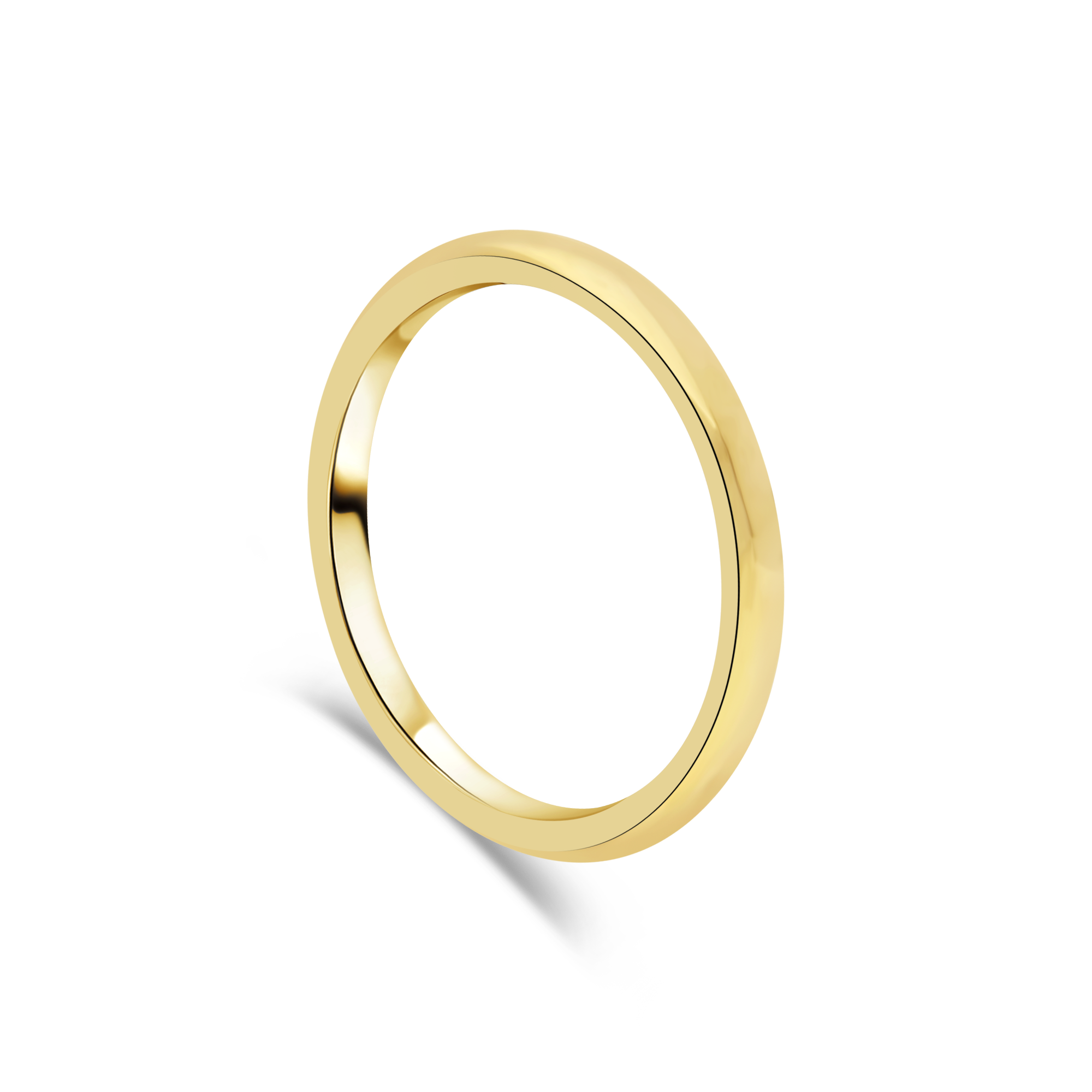 18ct Yellow Gold Heavy-Weight Comfort Fit Ladies Wedding Band