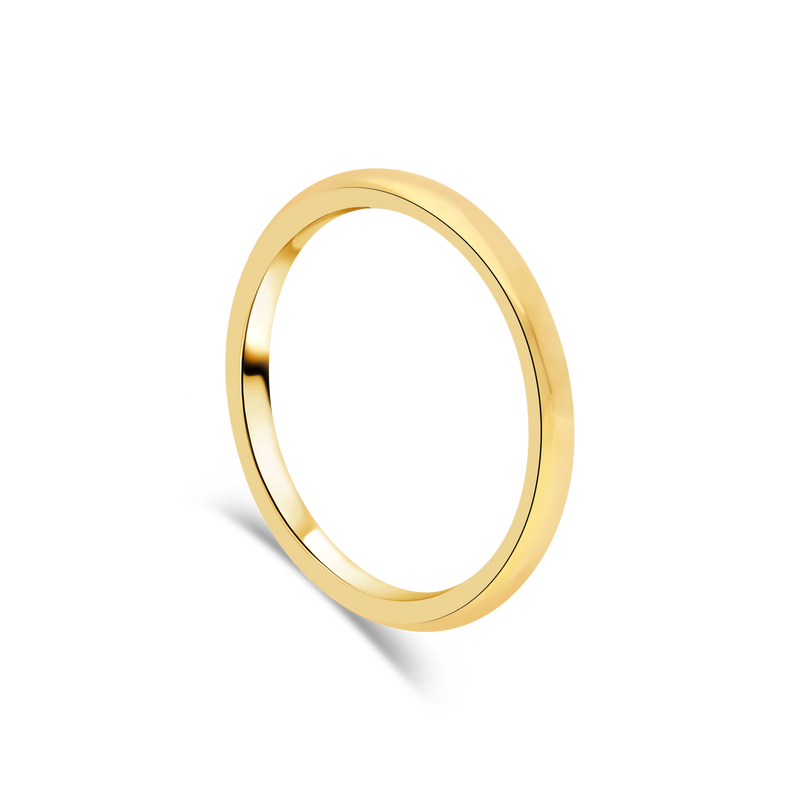 18ct Yellow Gold Heavy-Weight Comfort Fit Ladies Wedding Band