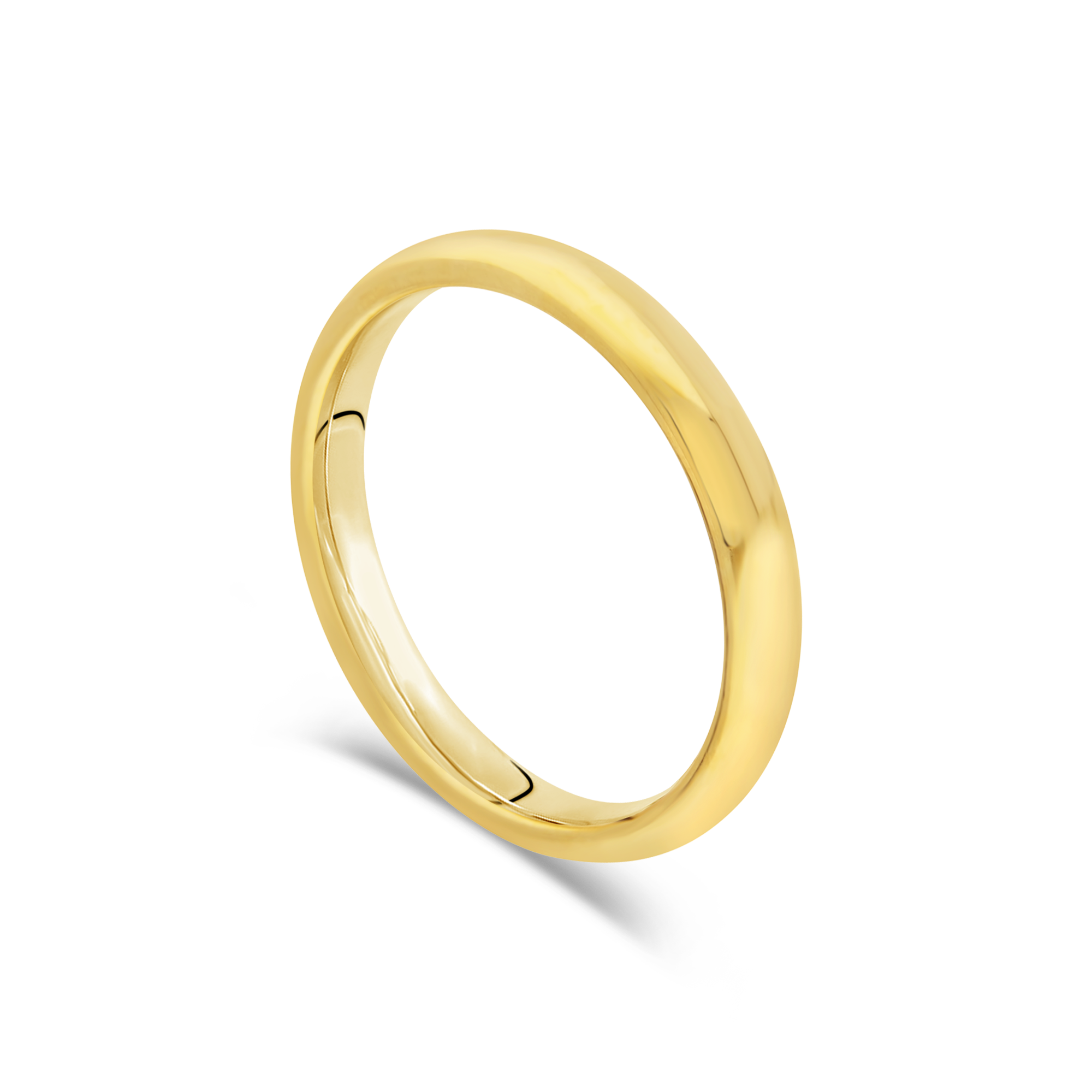 18ct Yellow Gold Light-Weight Ladies Wedding Band