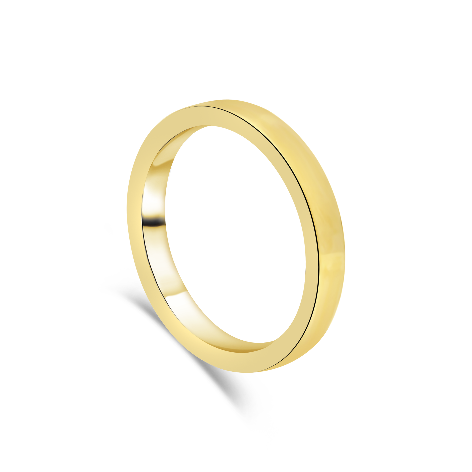 18ct Gold Contemporary Ladies Wedding Ring