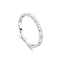 Platinum Contemporary Ladies Wedding Ring