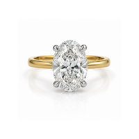 The "J'adore" Oval Engagement Ring (4.55ct)