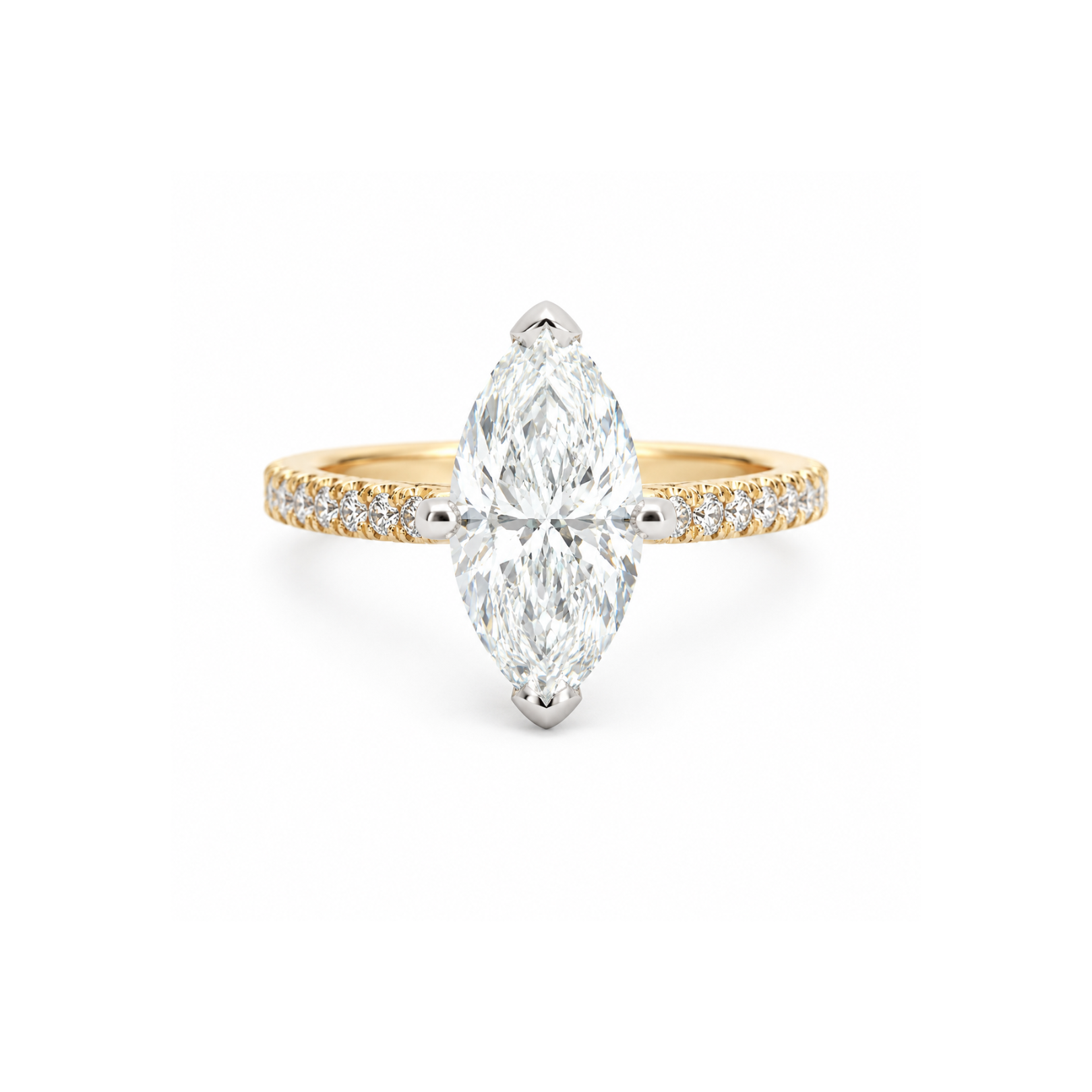 Marquise diamond ring featuring a 1.72 carat total weight, beautifully crafted by Appleby Jewellers Dublin.