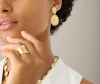 Lunaria Diamonds Chandelier Earrings with diamond accents - Appleby Jewellers Dublin