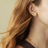 Siviglia Yellow Gold Stud Earrings - Appleby Jewellers Dublin