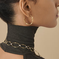 Marrakech Gold Coil Hoop Earrings - Appleby Jewellers Dublin