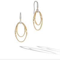 Marrakech Onde Diamond-studded earrings with ovals - Appleby Jewellers Dublin