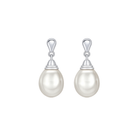 Pearl Drop Earrings White Gold - Appleby Jewellers Dublin