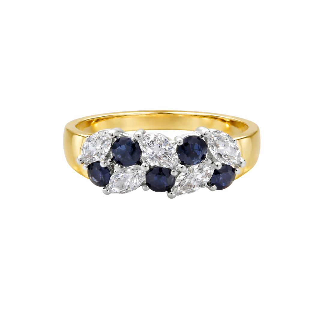 Petit Wisdom Sapphire & Diamond Ring