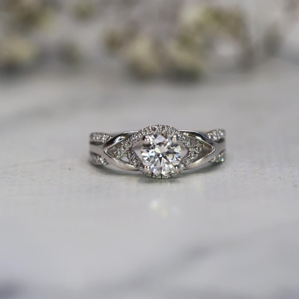 The Willow Platinum Engagement Ring