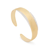 Lunaria Diamonds Bangle with diamond pavé - Appleby Jewellers Dublin