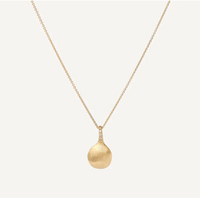 Africa Gold Necklace With Round Diamond Pendant - Appleby Jewellers Dublin
