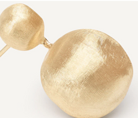 Africa Gold two-bead drop earrings - Appleby Jewellers Dublin