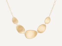 Lunaria 18ct yellow gold necklace with adjustable chain - Appleby Jewellers Dublin